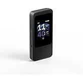 GL.iNet GL-E5800 NA MUDI 7 5G Tri-Band Wi-Fi 7 Travel Router with eSIM | Tri-band Wi-Fi 7 with 5G, eSIM plus dual nano-SIM, 2.5G Ethernet, 2.8 inch touchscreen, 13.5h battery, 700 Mbps VPN