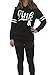 Womens Chic Drawstring Long Sleeve Hooded Sweatshirt