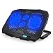 AICHESON Laptop Cooling Pad Blue LED Lights 1.68LB for 10-15.6 PC
