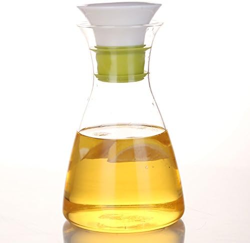 Stylish Glass Pitcher 38 Ounces /1100 Milliliter with Removable Ceramic Infuser Lid and Spout - Handcrafted Iced Tea Maker for Hot Cold Water, Milk, Juice, Coffee and Other Beverage