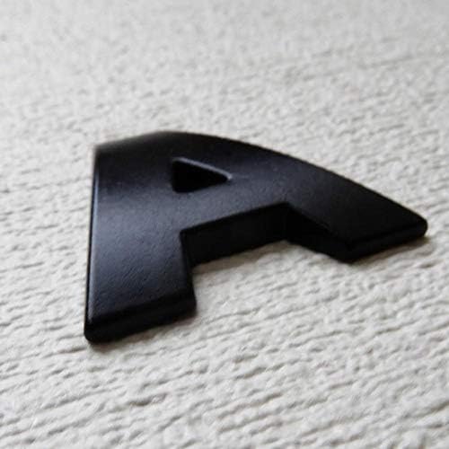 cubicuk 3D DIY Metallic Alphabet Sticker Car Sticker English Letters Arabic Numerals Car Sticker Personality Modified Digital Sticker Car Emblem Letter Badge Stick Car sticker