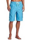 Kanu Surf Men's Barracuda Swim Trunk, Aqua, Medium