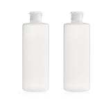 UPSTORE 2PCS Empty Refillable Plastic Clear Soft