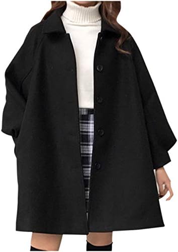 Neckoat Women’s Drop-Shoulder Oversilhouette, A-Line, Cold Protection, Stylish, Balloon Sleeves, Winter, M-2XL