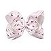 8 inch Bows for Girls Gift, Large Hair Bows Alligator Clips Grosgrain Ribbon Hair Barrettes Accessories for Toddler Teens Girls Valentine's Day Holiday Present
