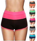 Lush Moda Athletic Shorts with High Waist for Running, Biking or Casual Wear