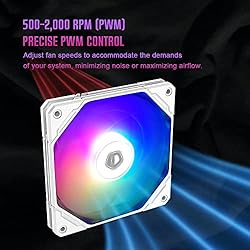 ID-COOLING IS-55 ARGB White CPU Cooler Low Profile