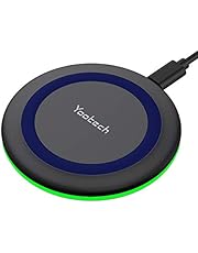 Yootech Wireless Charger Qi-Certified 10W Max Fast Wireless Charging Compatible with iPhone 11/11 Pro/11 Pro Max/XS MAX/XR/XS/8Plus, Galaxy Note 10/Note 10 Plus/S10/S10 Plus/S10E(No AC Adapter)