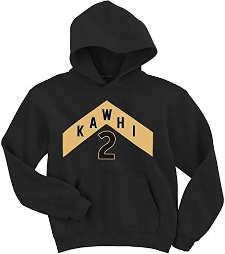 Black Toronto Kawhi We The North Jersey Logo Hooded Sweatshirt