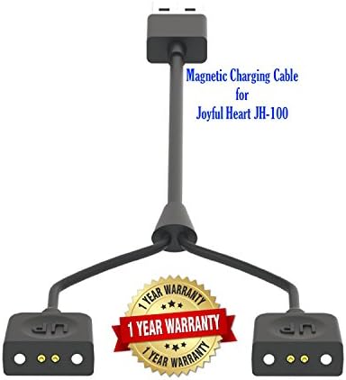 Joyful Heart JH-100 Magnetic Charging Cable for Bluetooth Headphones Wireless Earbuds, 1-Year Warranty (Charger)