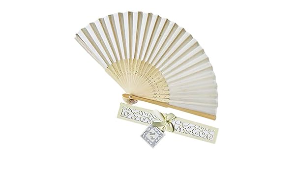 YWLINK PequeñO Ventilador De Mano Regalo De Boda Bandeja De Abanico Pareja Regalo Boda Elegante Caja De Abanico Color SóLido Abanico De Seda Fan del Baile Ventilador Plegable De Viento Chino: Amazon.es: