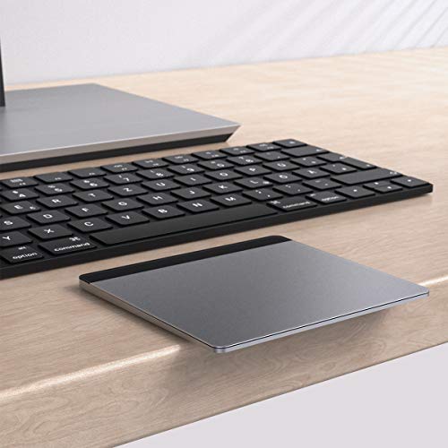 Wireless Trackpad Touchpad, VOGEK Rechargeable Trackpad with Multi-Touch Navigation Support Windows 7 Windows 10 on Laptop/Notebook/Desktop Computer (2.4GHz) (Space Grey)