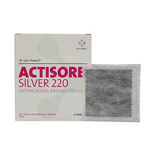 ACTISORB Silver 220 Antimicrobial Binding Dressing 4 1/8