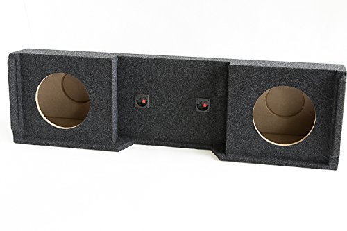 Bbox A152-12CP Dual 12" Sealed Carpeted Subwoofer Enclosure - Fits 1999 - 2007 Chevrolet / GMC Silverado / Sierra Extended Cab