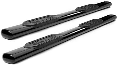 Mifeier 5" Oval Black Side Step Rails Nerf Bars Running Boards Fit 07-18 Silverado/Sierra 1500/2500/3500 Crew Cab (with 4 Full Size Doors)