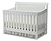 Simmons Kids Slumbertime Madisson Convertible Baby Crib N More, White Ambiance