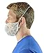 Disposable Beard Net Covers with Elastic Bands Heavy Duty Beard Restraints, Comfortable Protective Beard Masks, Nonwoven Latex Free Spunbond, Safe & Clean Work Environment, 100 PC