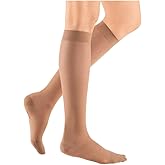 mediven sheer & soft for Women, 15-20 mmHg Calf High Closed Toe Compression Stockings,