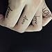 GIFT!!Tastto 6 Sheets Body Paints Temporary Tattoos Black Lace Stickers for Girls and Women with GIFT