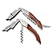 Vino Luxe Premium Waiters Corkscrew with Rosewood Handle, Double Hinged Fulcrum, Serrated Foil Cutter,Bottle Opener, Professional Grade, Perfect for Uncorking Wine Bottles