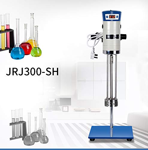 HuXi Laboratory High Speed Dispersing Homogenizer Emulsifier Capacity 40L 200-11000r/min 510W Digital Display Blender for Cosmetics