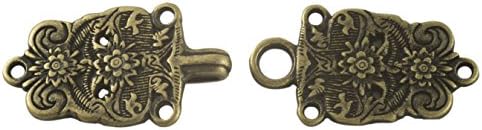 Antique Gold Finish Bavarian Cloak or Cape Clasp