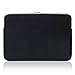 Ivencase 11-11.6 inch Soft Laptop Tablet Sleeve, Case Cover with Zipper, Built-in 2 Pockets for Notebook Computer/MacBook/MacBook Air/Chromebook - Black
