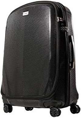 CASED One Hard Case Luggage (30" Checked Bag, Black)