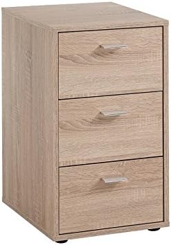 Fmd Mobel Virginia 1 Nachtkonsole Holz Eiche 35 X 40 X 62 5 Cm Amazon De Kuche Haushalt