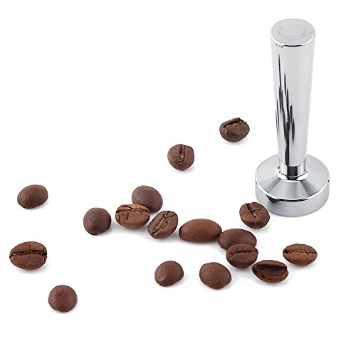Kaffeepresse, Edelstahl, massiver Espresso-Kaffee-Tamper mit flacher Basis für Nespresso-Kapselmaschine – Bild 8