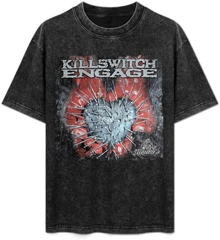 Amazon.com: Killswitch Engage Men's Skull Spraypaint T-Shirt Small