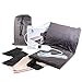 Electric Heating Pad for Back Pain, Cramps, Sore Feet, Legs & Knees – XL 12x24” – Soft Flexible Dry Moist Heat Therapy Mat with Auto Shut Off, 9 Temp Settings, Cover, Carry Case by InsiderBlue …