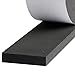 MAGZO Weather Stripping Door Seal, 2 Inch Wide X 3/8 Inch Thick Adhesive Foam Tape Soundproof Weatherstripping for Windows, 1 Roll Total 6.5FT Black