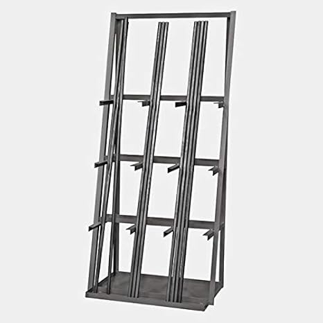 Amazon ワイヤー縦長パーツ収納ラック 高さ24インチ 棚3段付き グレー メタルラックパーツ オンライン通販