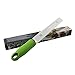 Ginger, Chocolate, and Spice Grater/Zester. A Premium Healthy Cooking Kitchen Tool for use with Lemon, Cheese, Citrus, Parmesan, Cinnamon, Nutmeg, Garlic and other Food. (Green)