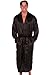 Del Rossa Men's Satin Robe, Long Lightweight Loungewear