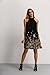 Floerns Women's Summer Floral Print Sleeveless Halter Neck Beach Party Dress