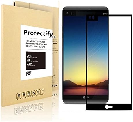 LG V20 Screen Protector [Full Coverage], Protectify Tempered Glass Screen Protector For LG V20 [3D Touch Compatible] 0.2mm Screen Protection Case Fit 99% Touch Accurate