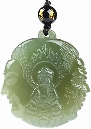 yayoushen Jade pendants, and nephrite jade Buddha magic jade Guanyin pendant pendant for men and wome