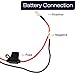YITAMOTOR LED Light Bar Wiring Harness with Fuse Relay On & Off Switch Compatible for Jeep Pickup ATV Off Road Fog Driving Light Bar Up to 180W 12V 40A 10ft