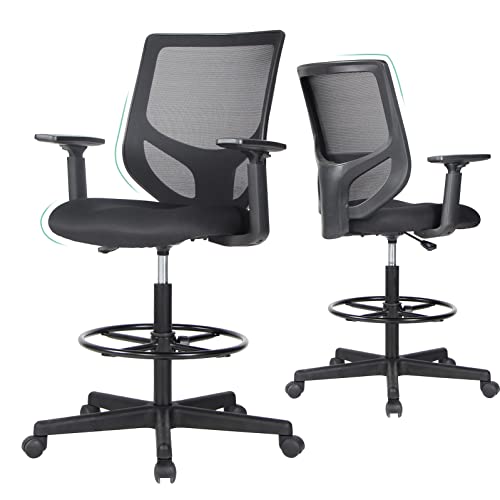 Drafting Chair, Tall Office Chair, High Adjustable