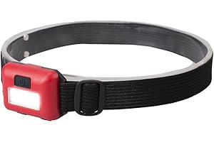 LED Headlamp 3 Modes COB Headlamp Super Bright Fishing Headlight Adjustable Strap Portable Running Night Light Hands-Free Wor