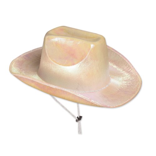 Piece Opalescent Theatrical Cowboy Hat 