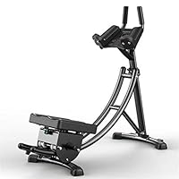 Xiuzhifuxie Sit Up AB Incline Bench Gym Equipment Multifunction Foldable Fitness Equipment Beauty Hip Abdomen Machine Sports Beauty Riding Waist Machine (Black)
