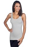 Nikibiki Plain Jersey Tank top 5178 (METAL GREY, ONE SIZE)