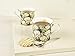 Creative Tops 2-Piece V&A William Morris Chrysanthemum Bone China Mugs, Green