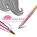 Lip Brush Retractable Tools Lip Punch Applicators Liner With Cap Makeup Brush For Lip Palette Lipstick(pink)
