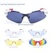 RIVBOS Rb0802 POLARIZED Sports Sunglasses with 5 Set Interchangeable Lens
