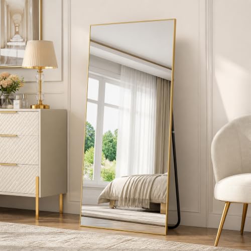 BEAUTYPEAK Großer Standspiegel mit HD Spiegel, 171x76cm Ganzkörperspiegel