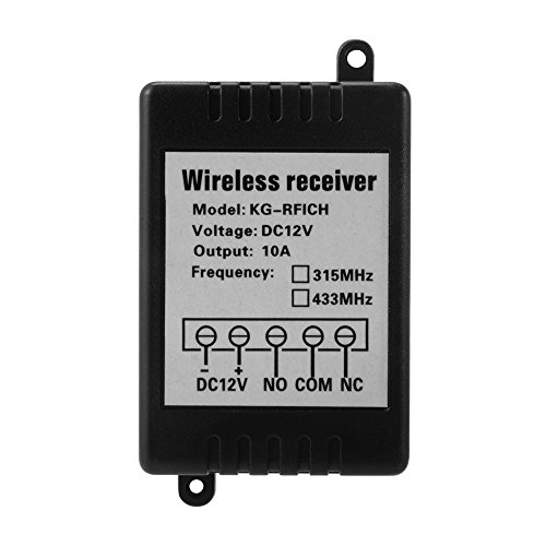 Kreema DC 12V 1 Channel 433Mhz RF Wireless Relay 328ft Long Range